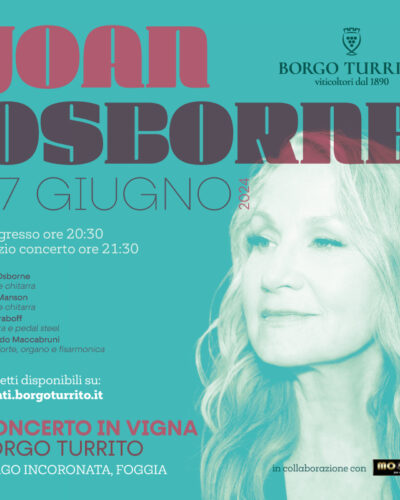 JOAN OSBORNE - CONCERTO IN VIGNA