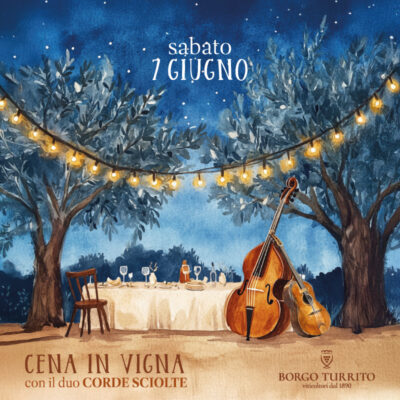 Cena in vigna con il duo Corde Sciolte